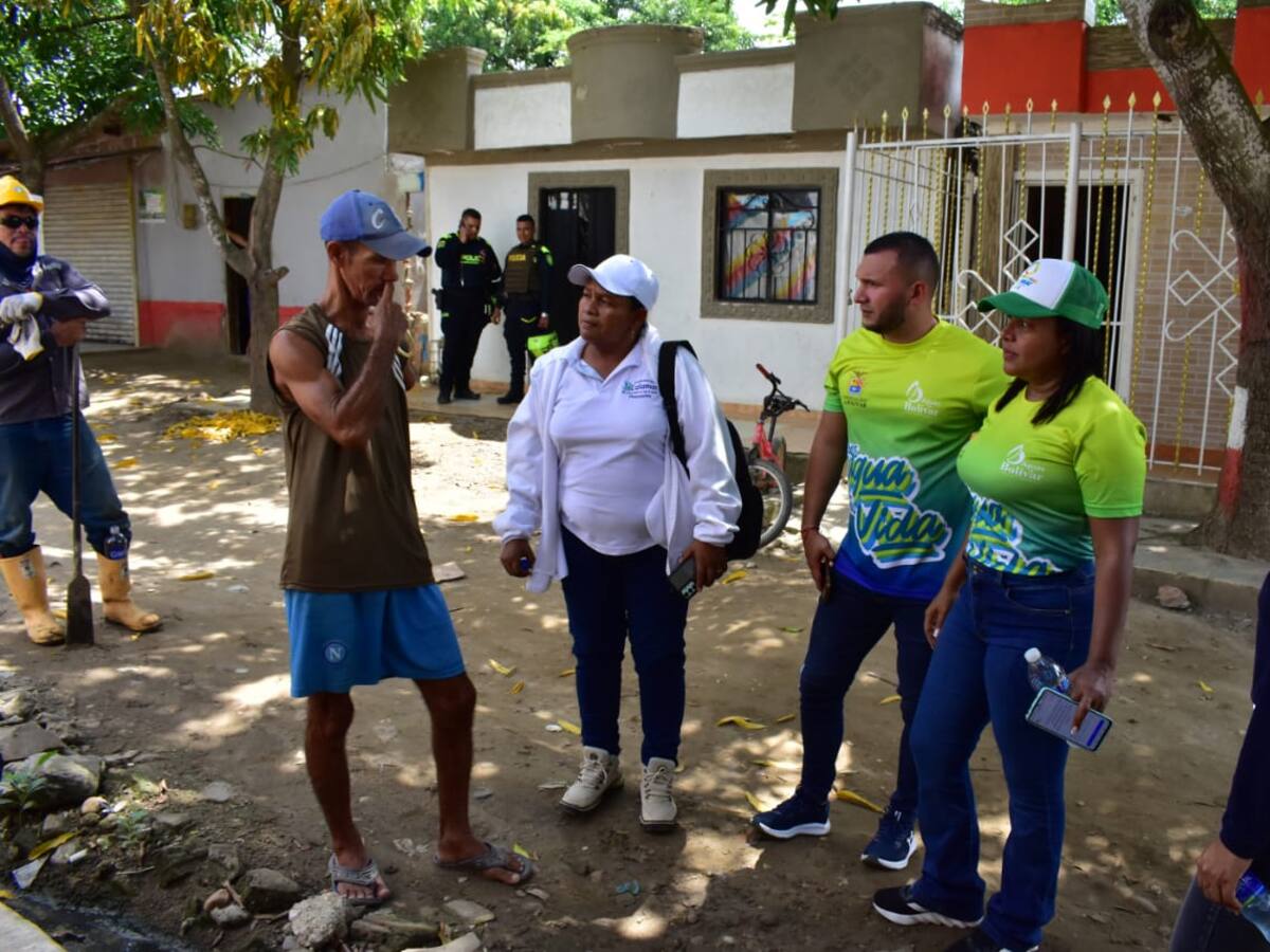 Aguas de Bolívar realizó jornada contra conexiones anticipadas a alcantarillado en Calamar