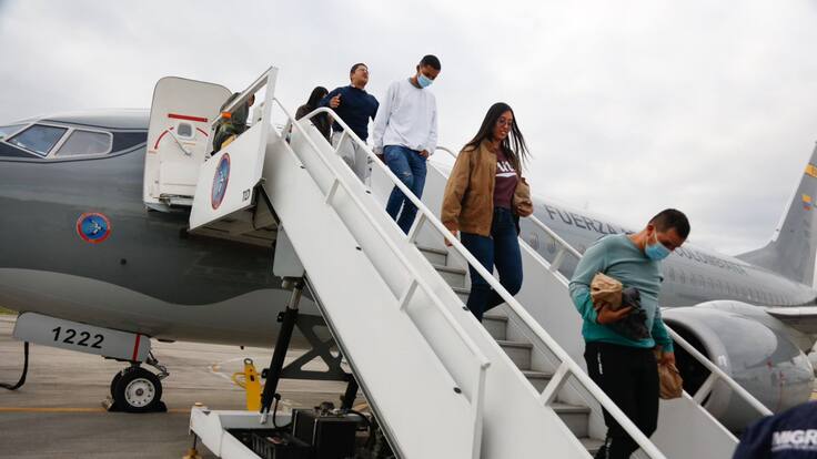 Las condiciones eran excelentes porque era un avión colombiano: deportado por EE.UU.