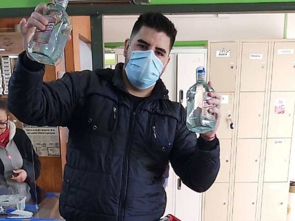 “Quiero montar una licorera con las botellas que me gané”