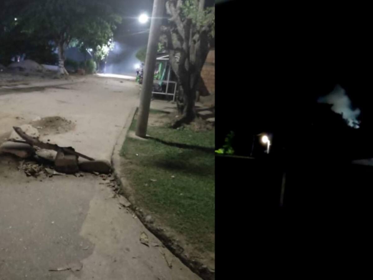 Lanzan cilindro bomba a estación de policía en Tibú zona del Catatumbo