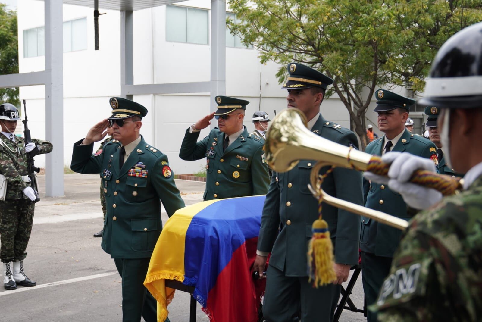Honores a militar zuliano fallecido en accidente Putumayo/ Foto Ejército Nacional