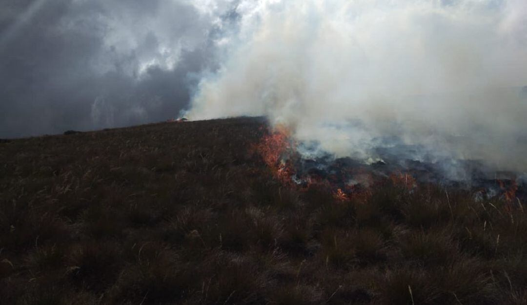 Incendio Páramo de Santubán