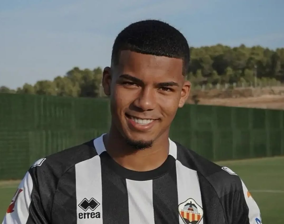 Matías Orozco, jugador colombiano de 18 años del Castellón de España / Foto: Castellón