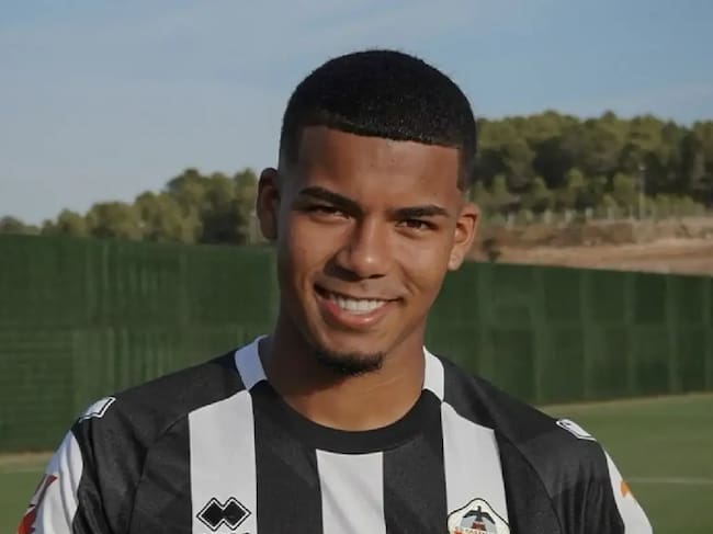 Matías Orozco, jugador colombiano de 18 años del Castellón de España / Foto: Castellón