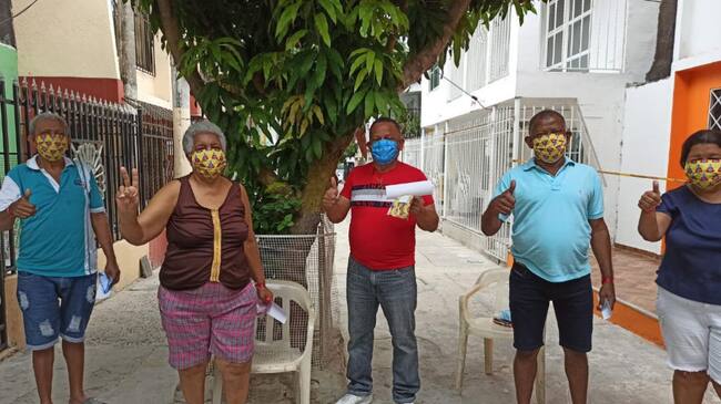 Residentes del sector Los Pitufos