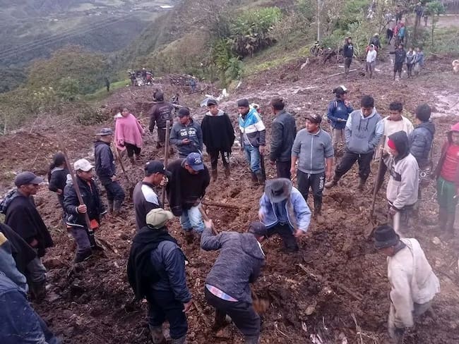 Ocho integrantes de una misma familia murieron en un deslizamiento de tierra en zona rural del municipio de Páez, Belalcázar en el oriente del Cauca.