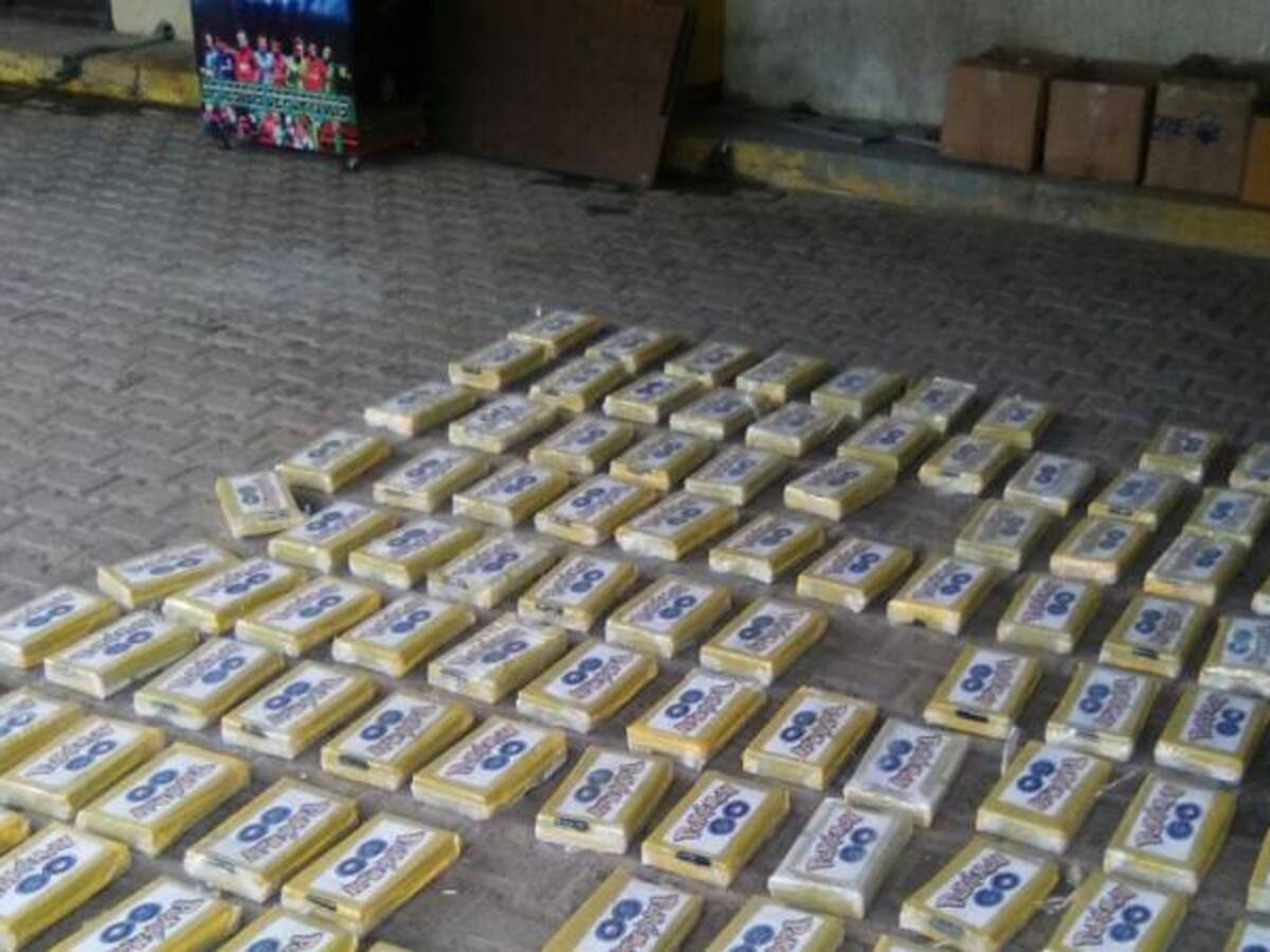 122 kilos de cocaína fueron incautados por la Armada Nacional en Cartagena