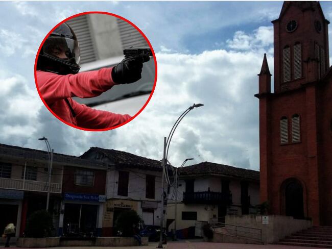 El anterior caso de fleteo en Anserma sucedió en mayo pasado cuando una mujer fue despojada del efectivo que había retirado de un banco. Fotos: archivo.