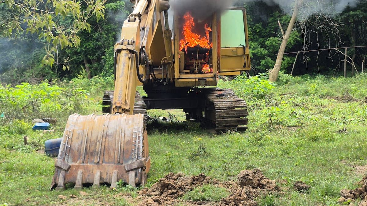 Golpe a la minería ilegal en el sur del Cauca: destruyeron maquinaría que pertenecería al ELN