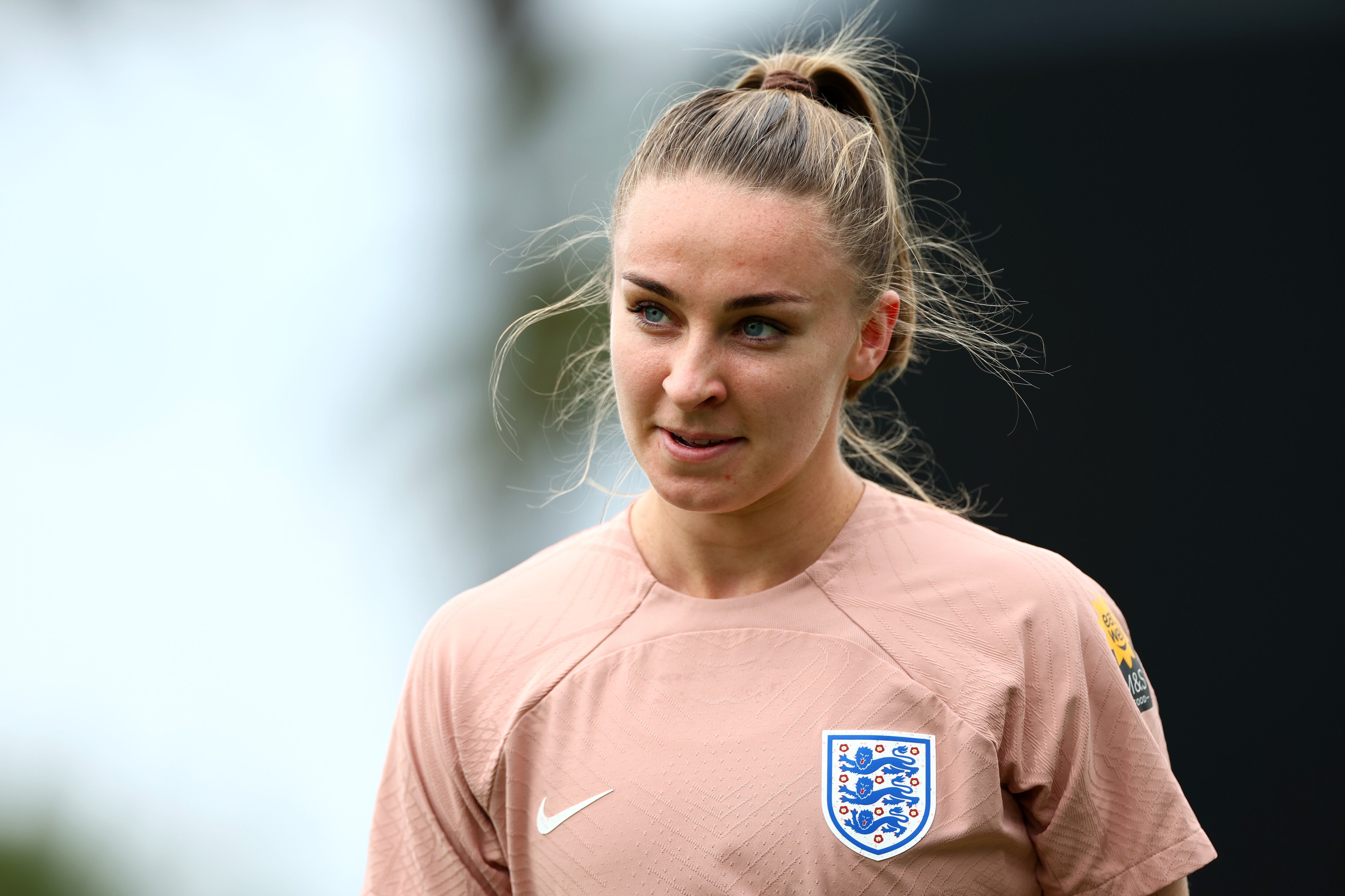 Niamh Charles de la Selección de Inglaterra (Photo by Naomi Baker - The FA/The FA via Getty Images)