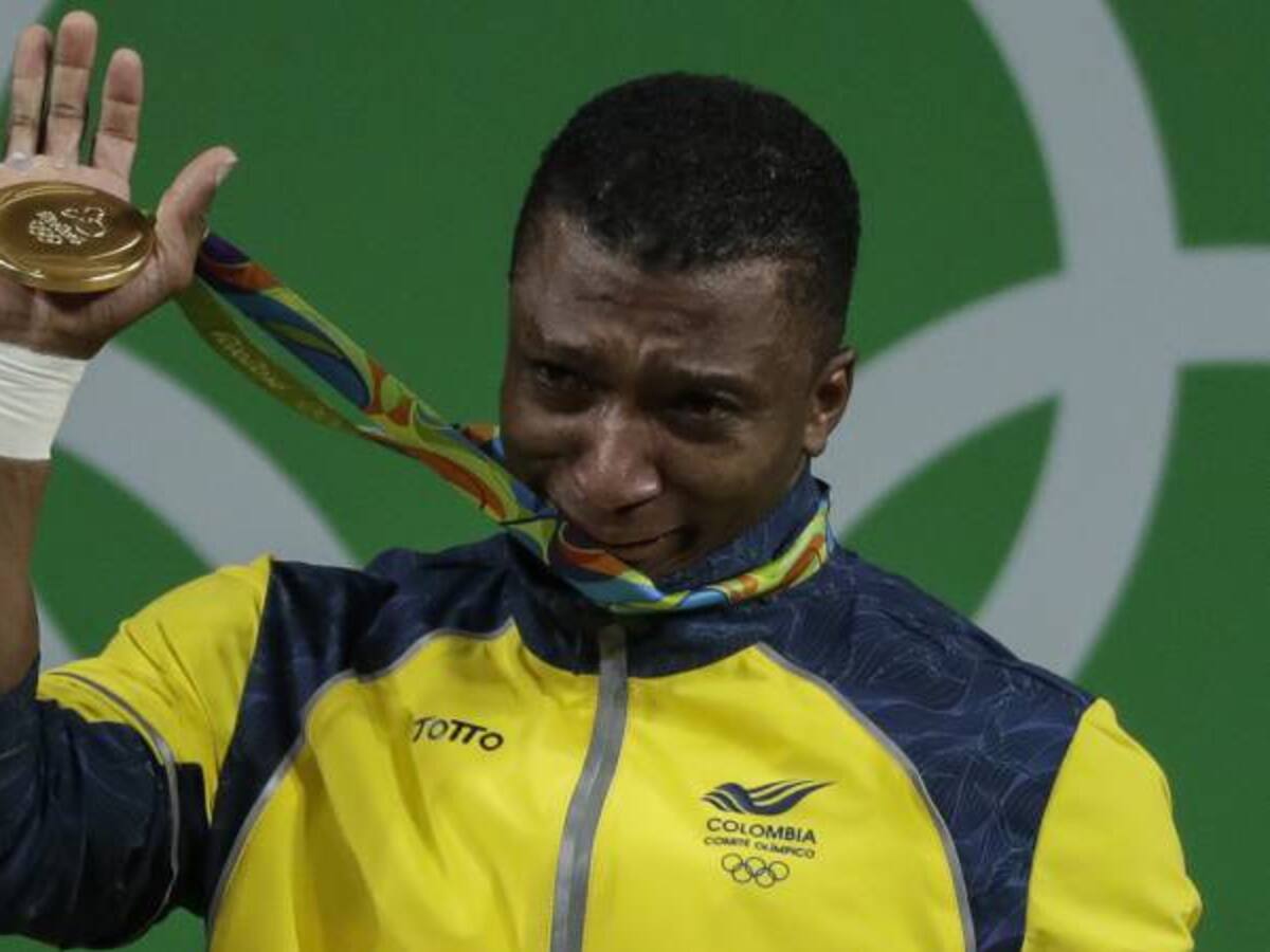 Zaragoza la cuna de Óscar Figueroa celebra su primera medalla de oro para Colombia