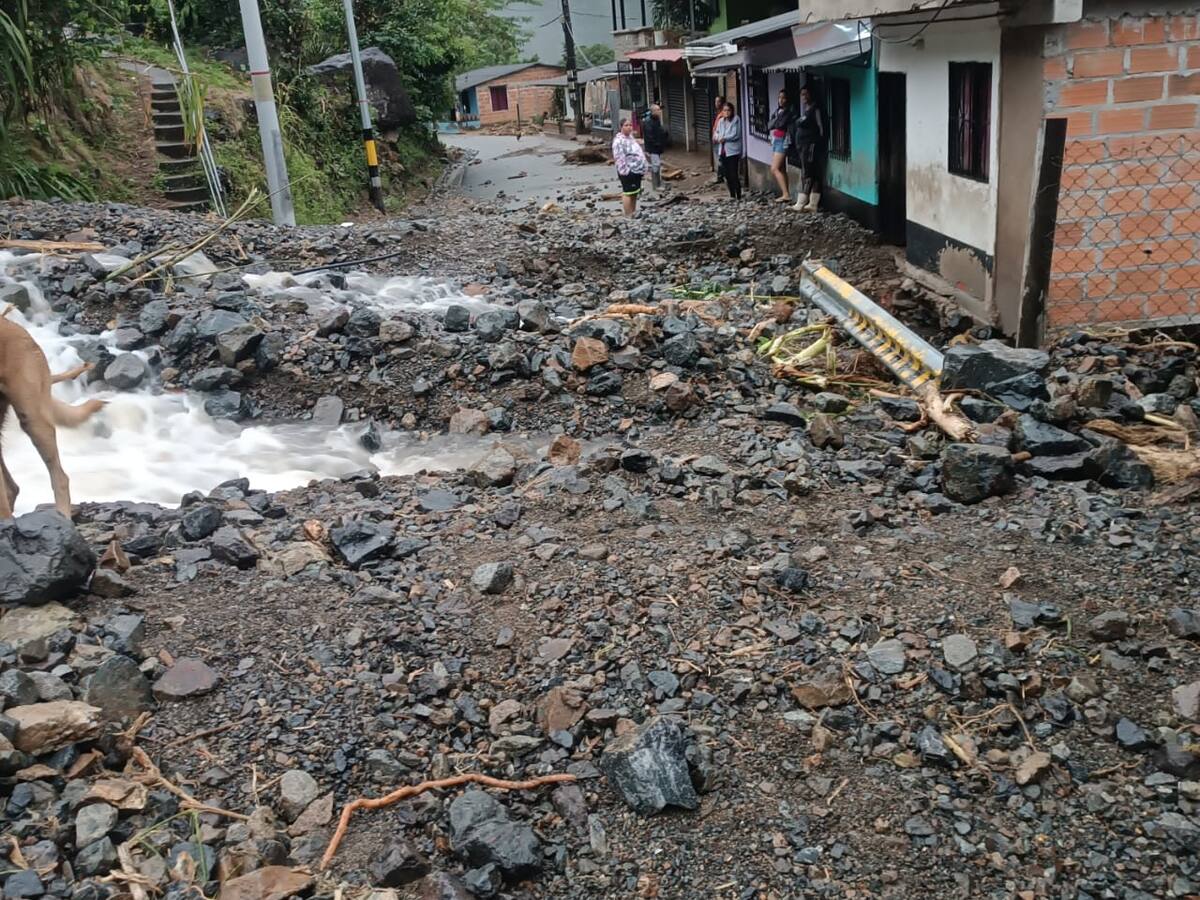 Avenida torrencial en Guadalupe dejó al menos 35 viviendas afectadas en 9 veredas