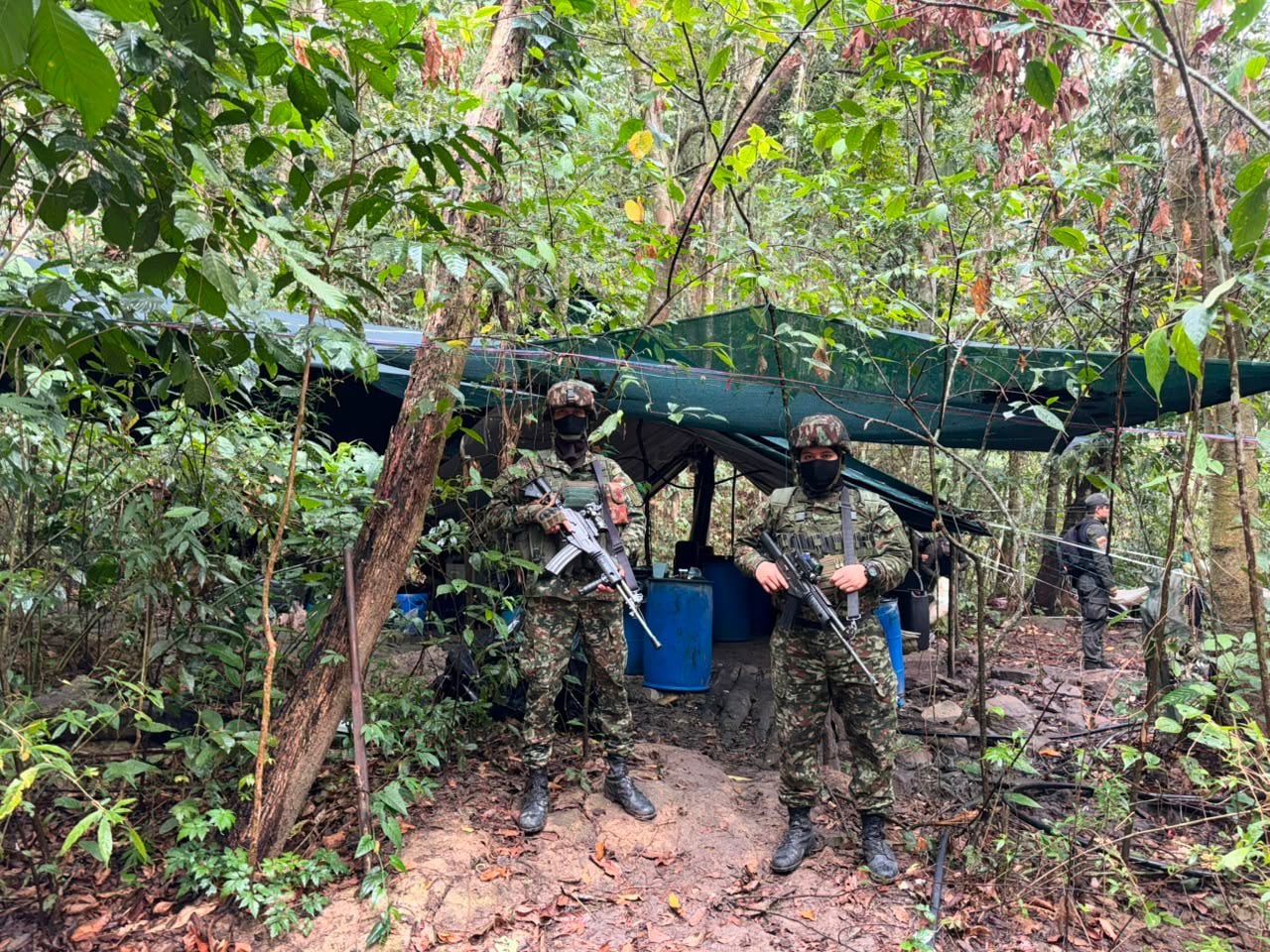 Operativo antinarcóticos en zona rural de Durania /Foto Ejercol