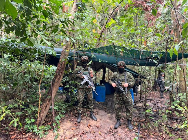 Operativo antinarcóticos en zona rural de Durania /Foto Ejercol