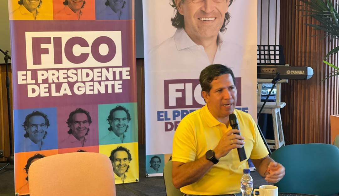 Fórmula vicepresidencial de Federico Gutiérrez, expuso sus propuestas en Manizales. Crédito: Caracol Radio.