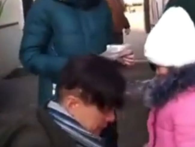 El conmovedor vídeo en el que un padre ucraniano se despide de su familia