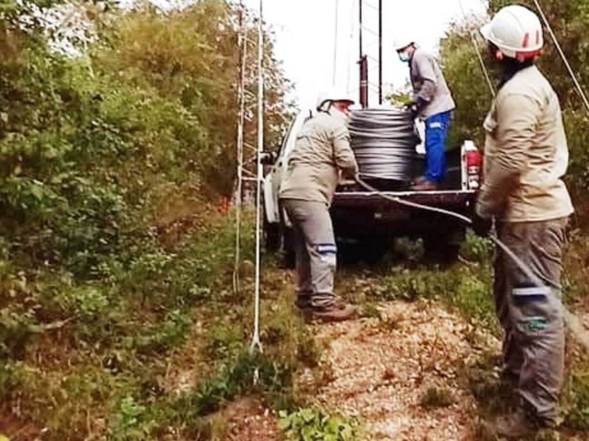 ¡Vuelve y Juega!, otra vez se robaron cables de energía en norte de Bolívar