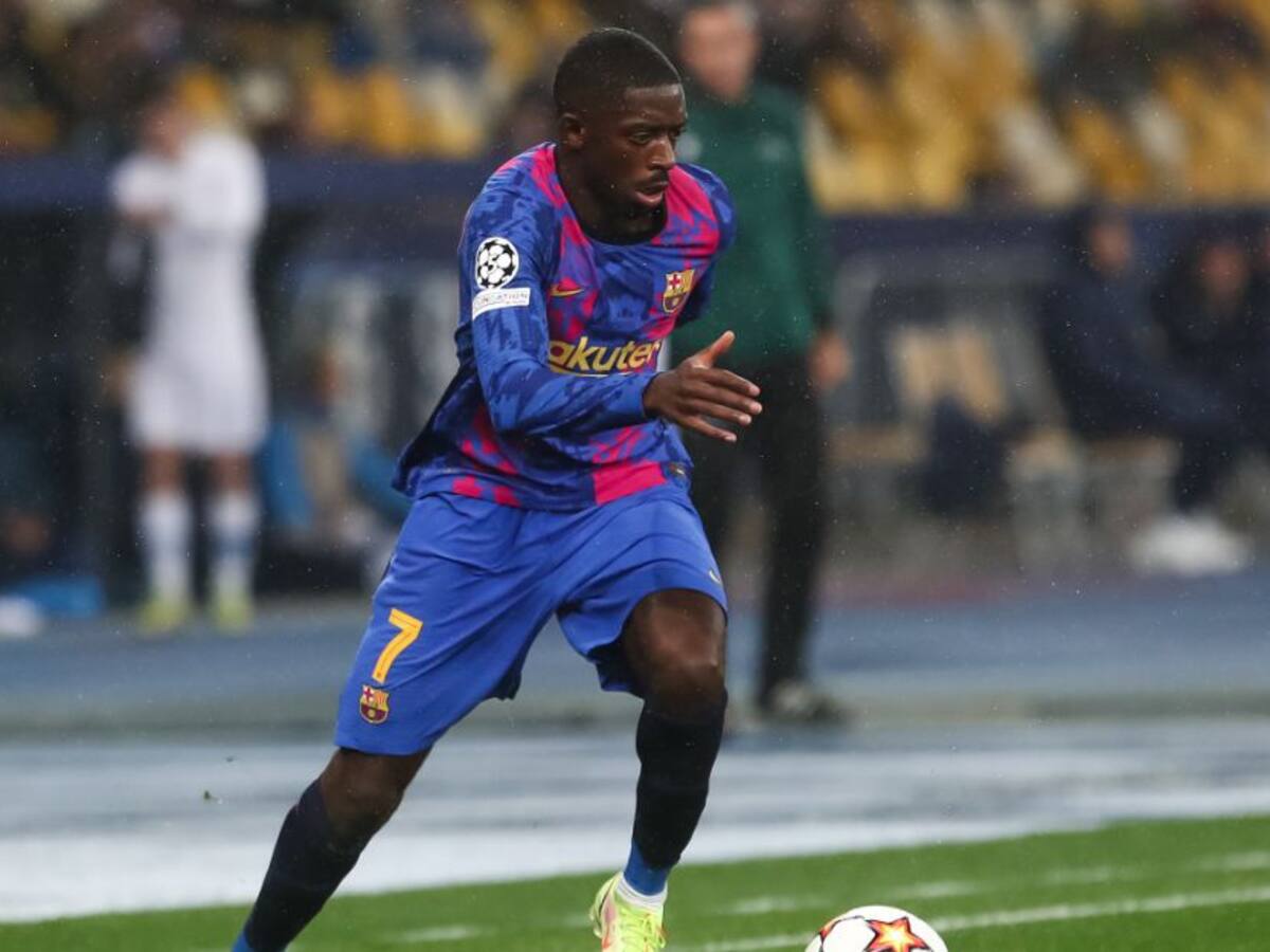 Siguen los problemas para el Barcelona: Demebélé nuevamente lesionado