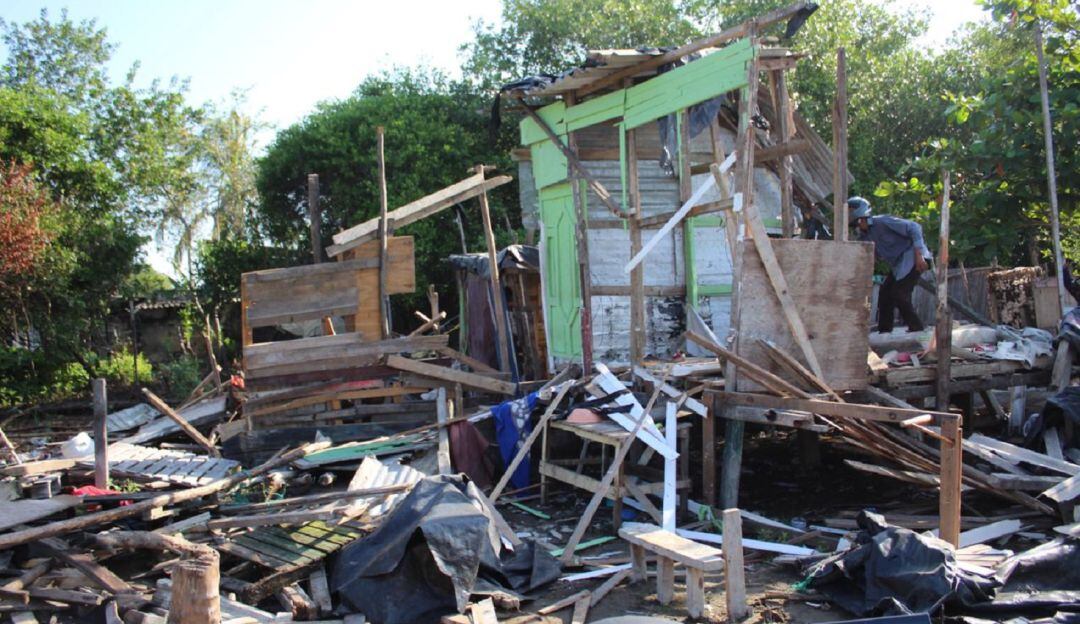 Recuperan espacio público en zona de bajamar en La Boquilla