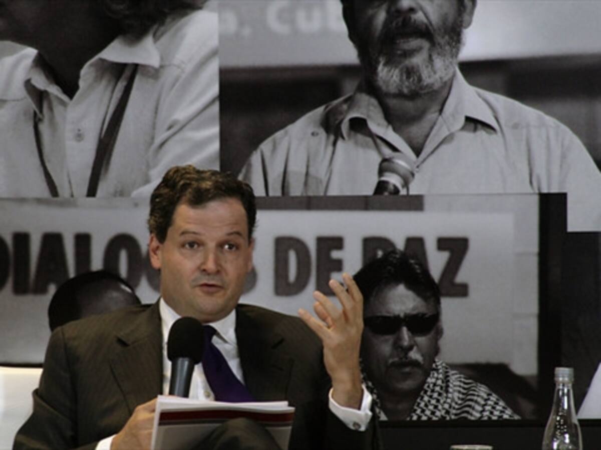No se aceptará una estructura de chantaje de las Farc: Sergio Jaramillo