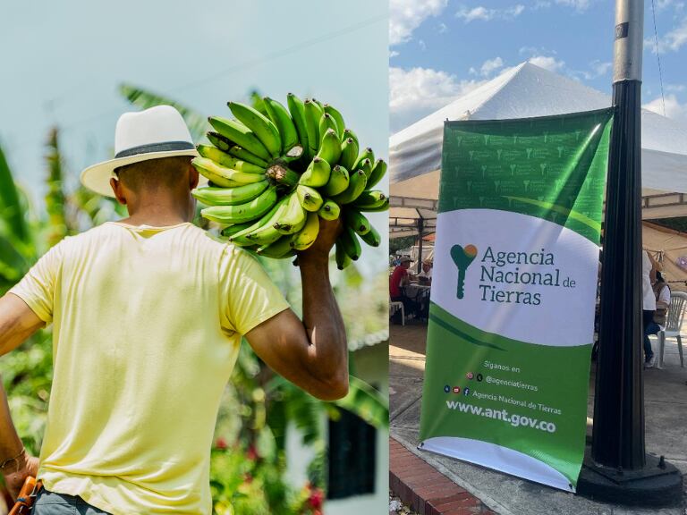 ¡Lo que faltaba! Están estafando a campesinos desplazados del Catatumbo, advierte Agencia de Tierras. Campesino de Santander // Foto: Agencia Nacional de Tierras.