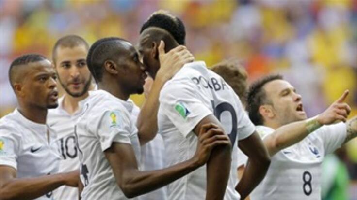 Pogba abre el marcador para Francia ante Nigeria