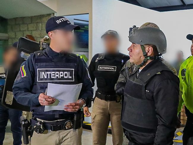 Extradición de alias 'Pipe Tuluá'. Foto: Policía Nacional