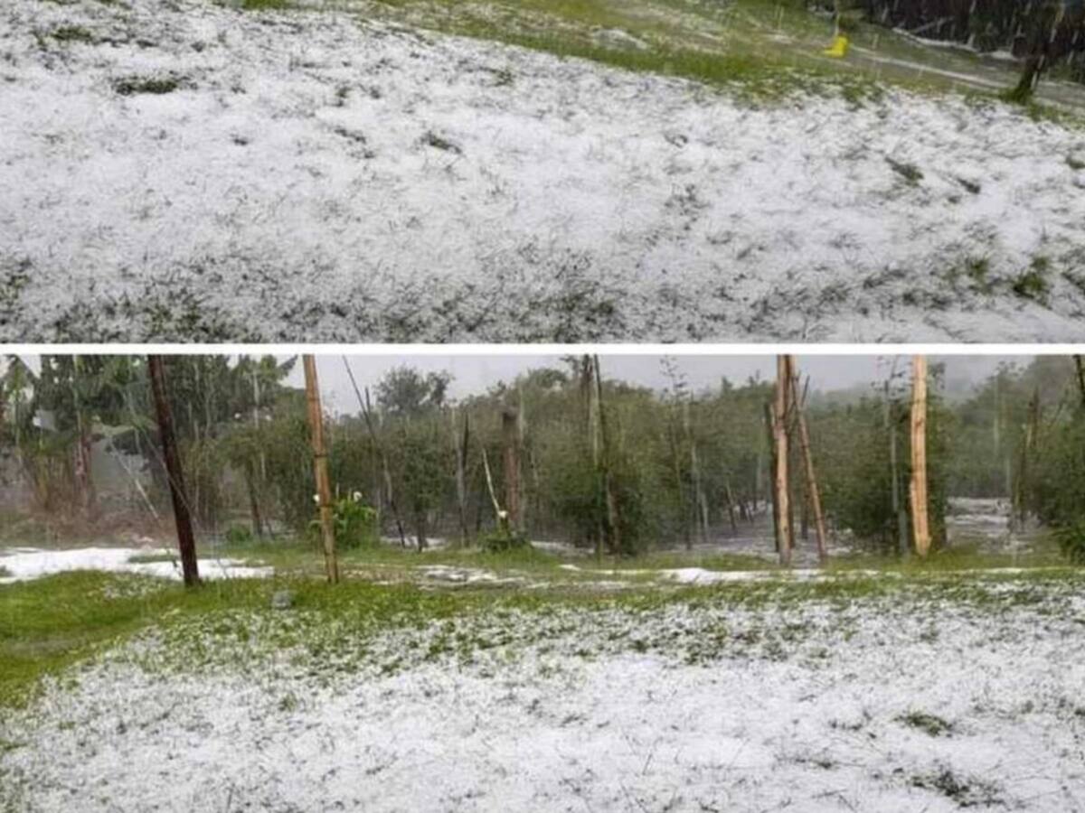 A 700 millones ascienden los daños generados por granizada en Risaralda