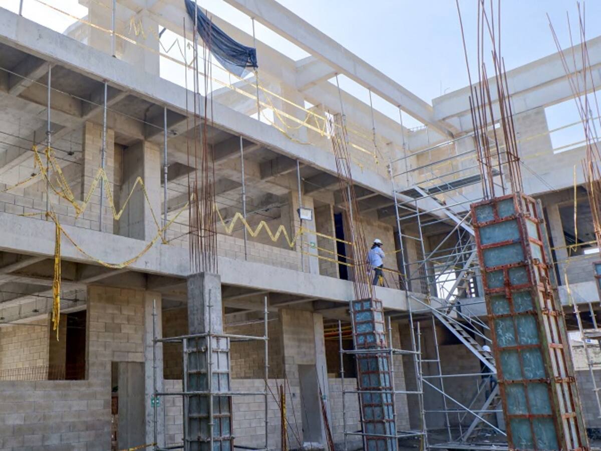 Obras en I.E. San Felipe Neri tienen un avance del 70%: secretaria de Educación