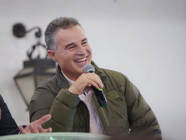 Aníbal Gaviria, gobernador de Antioquia, durante el Festival de las Ideas 2023