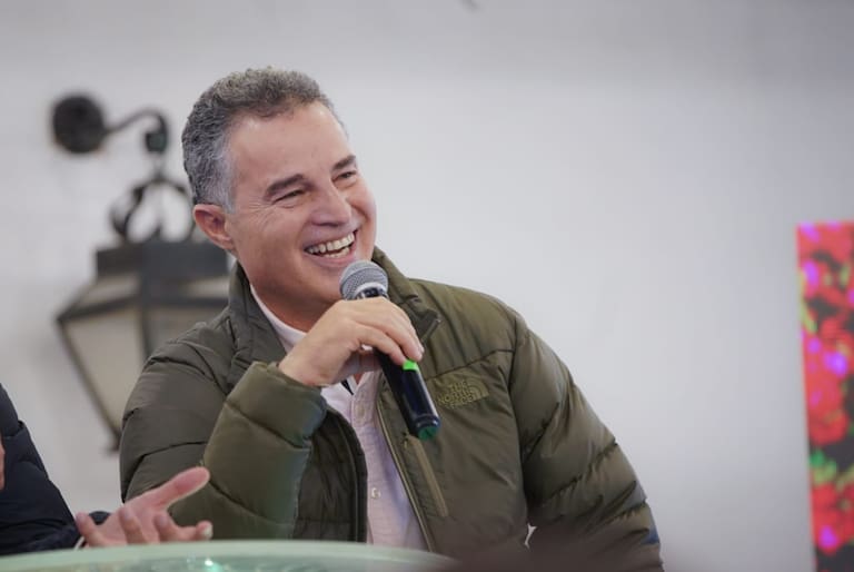 Aníbal Gaviria, gobernador de Antioquia, durante el Festival de las Ideas 2023
