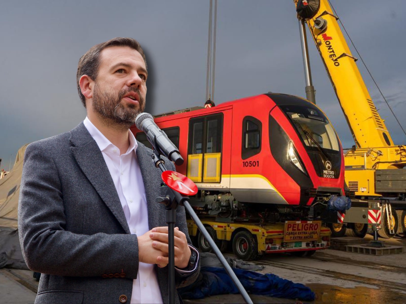 Alcalde Carlos Fernando Galán /Metro de Bogotá.