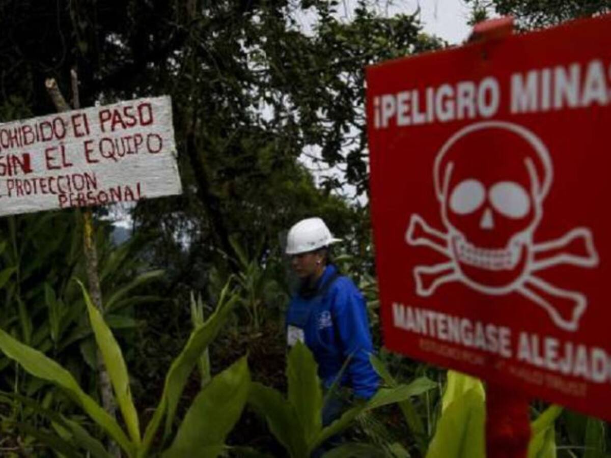 Dos heridos por una mina antipersona en Tiquisio, sur de Bolívar