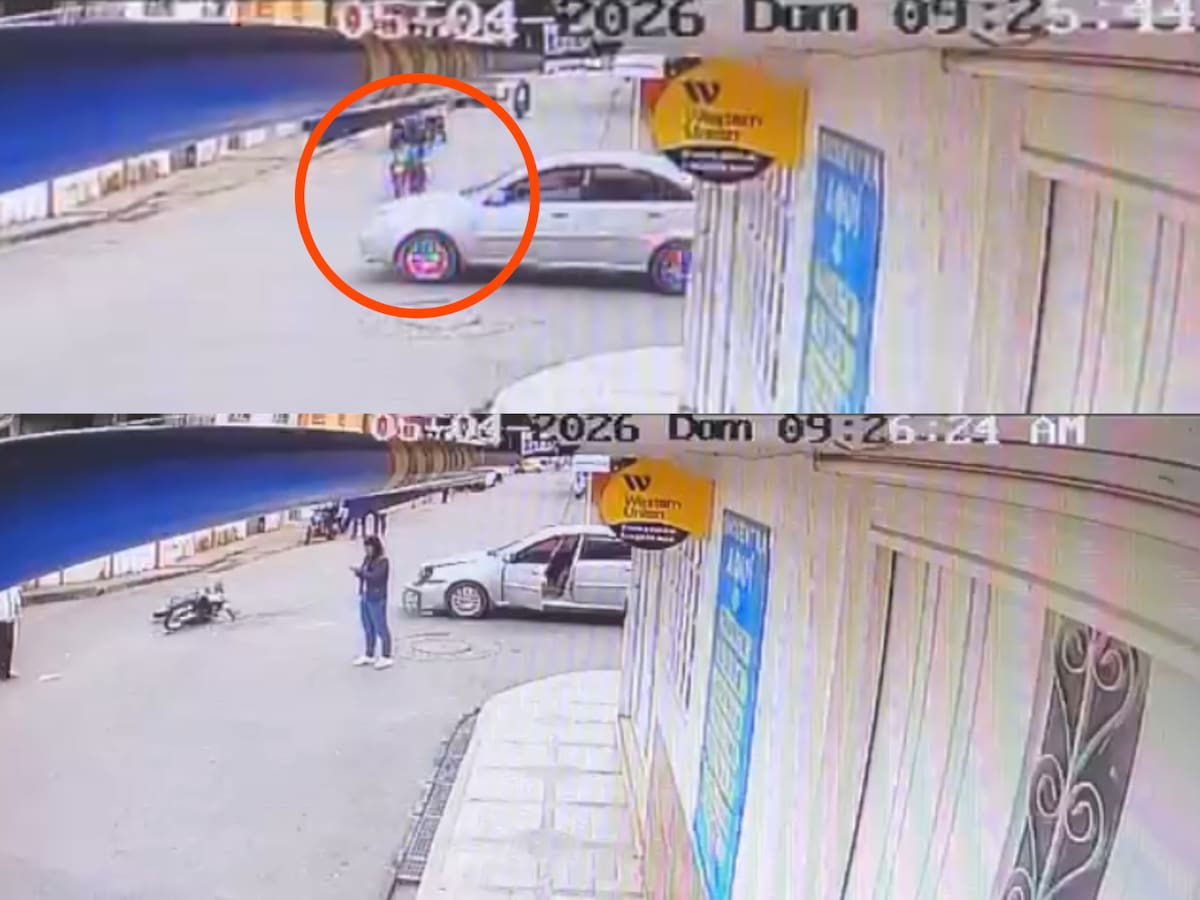 Mujer huye tras atropellar a motociclista en Sevilla, Valle; la víctima se encuentra en UCI