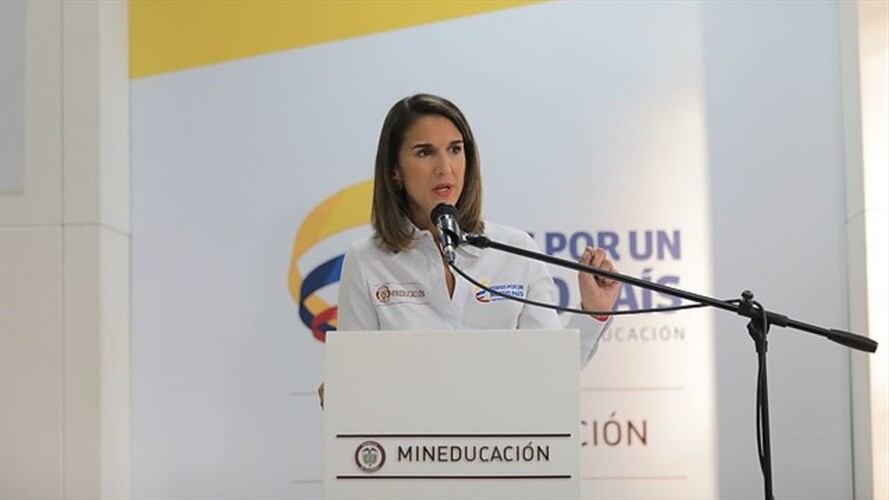 La ministra de Educación, Yaneth Giha. Foto: Colprensa