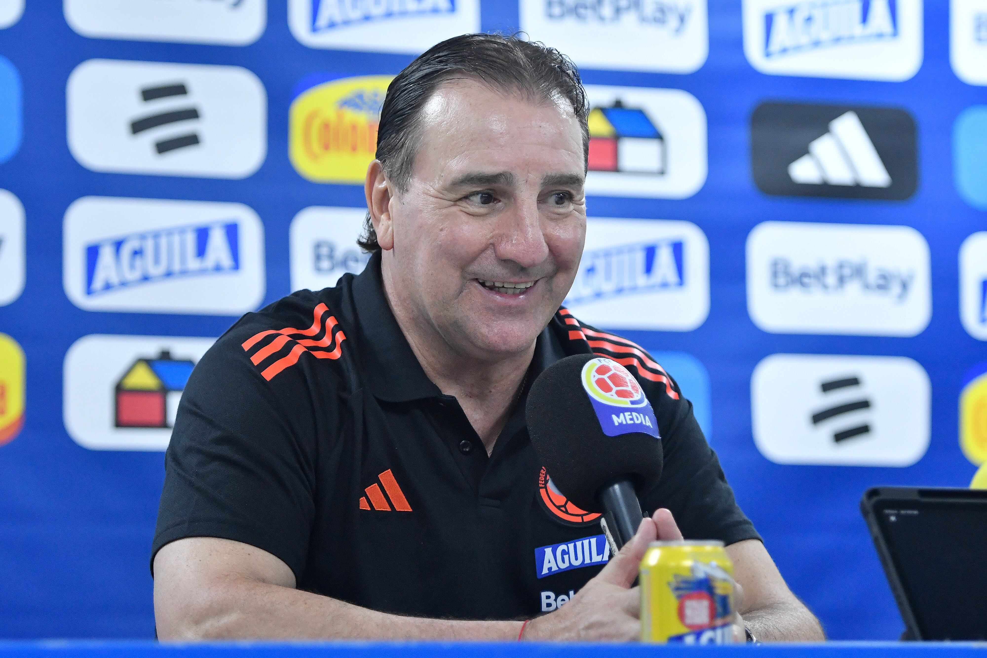 Néstor Lorenzo, director técnico de la Selección Colombia. (Photo by Gabriel Aponte/Getty Images)