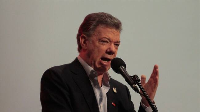 El presidente Juan Manuel Santos. Foto: Colprensa