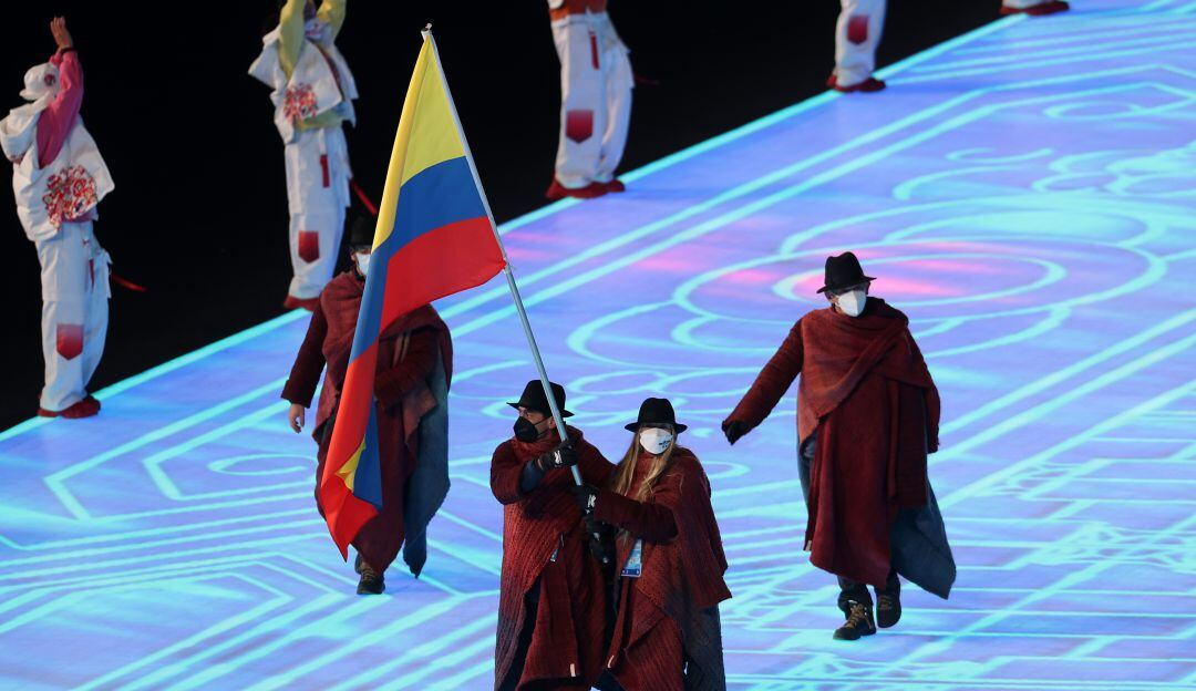 Colombia en la inauguración de los Juegos Olímpicos de Invierno Beijing 2022