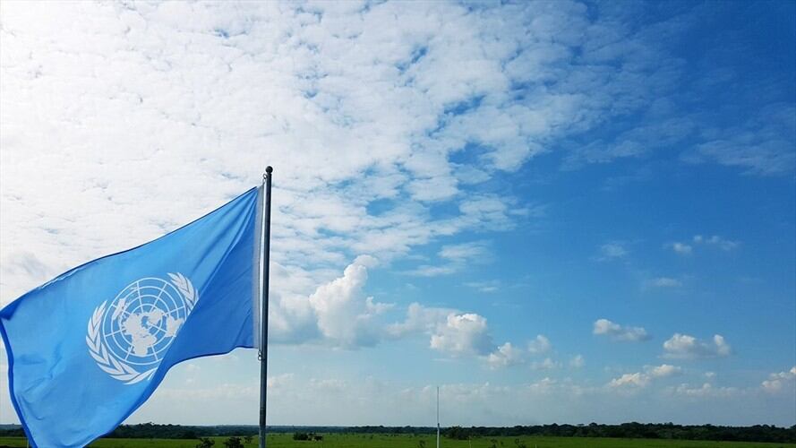 Un vehículo de la Misión de la ONU atropelló a dos menores, uno de los cuales falleció en Quibdó.. Foto: @MisionONUCol