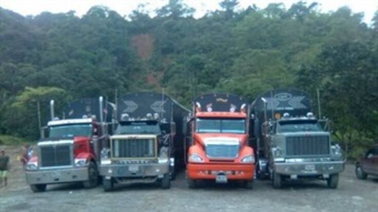 En Atlántico, Santander, Bolívar y Cundinamarca dismuyó la movilización de camiones