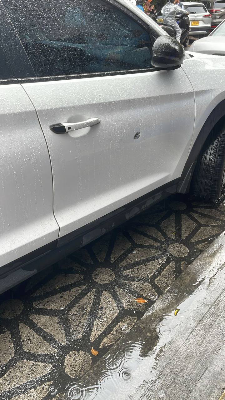 Balacera en Envigado. Foto: cortesía Denuncias Antioquia.