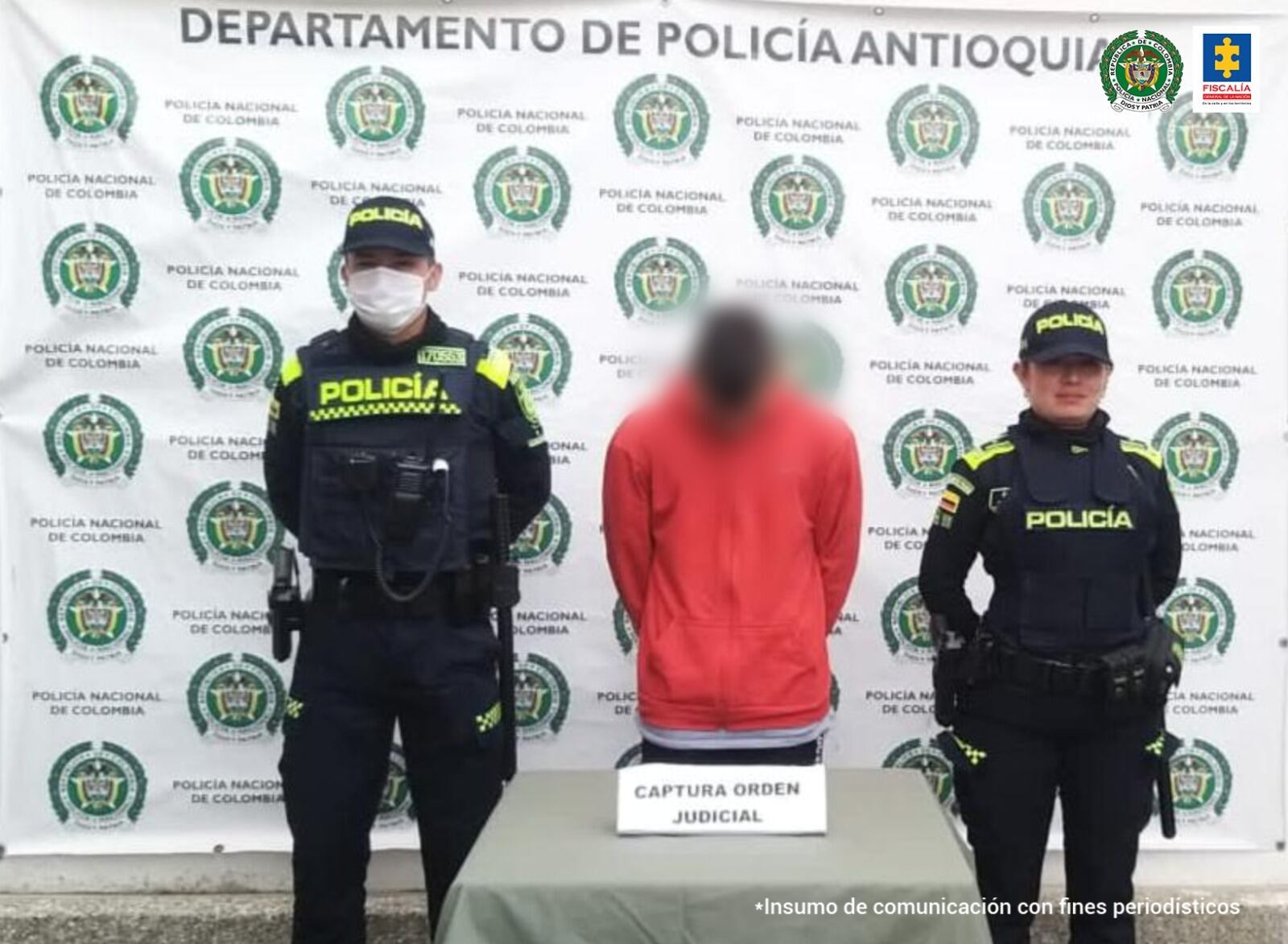 Capturado por presunto feminicidio - Fiscalía seccional Risaralda.