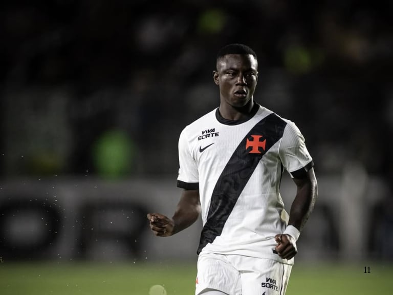 Debut de Marino Hinestroza con Vasco da Gama en la fecha 5 / Foto: redes socailes del jugador.