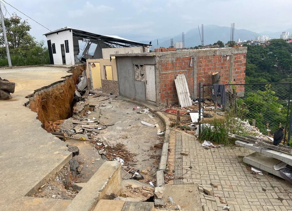Derrumbes en La Feria