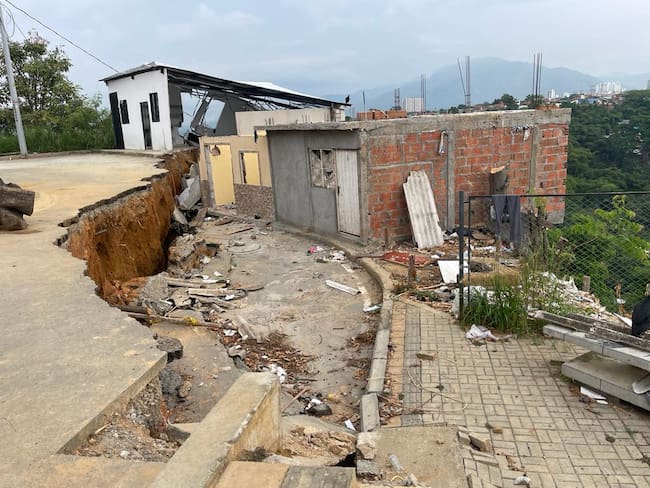 Derrumbes en La Feria