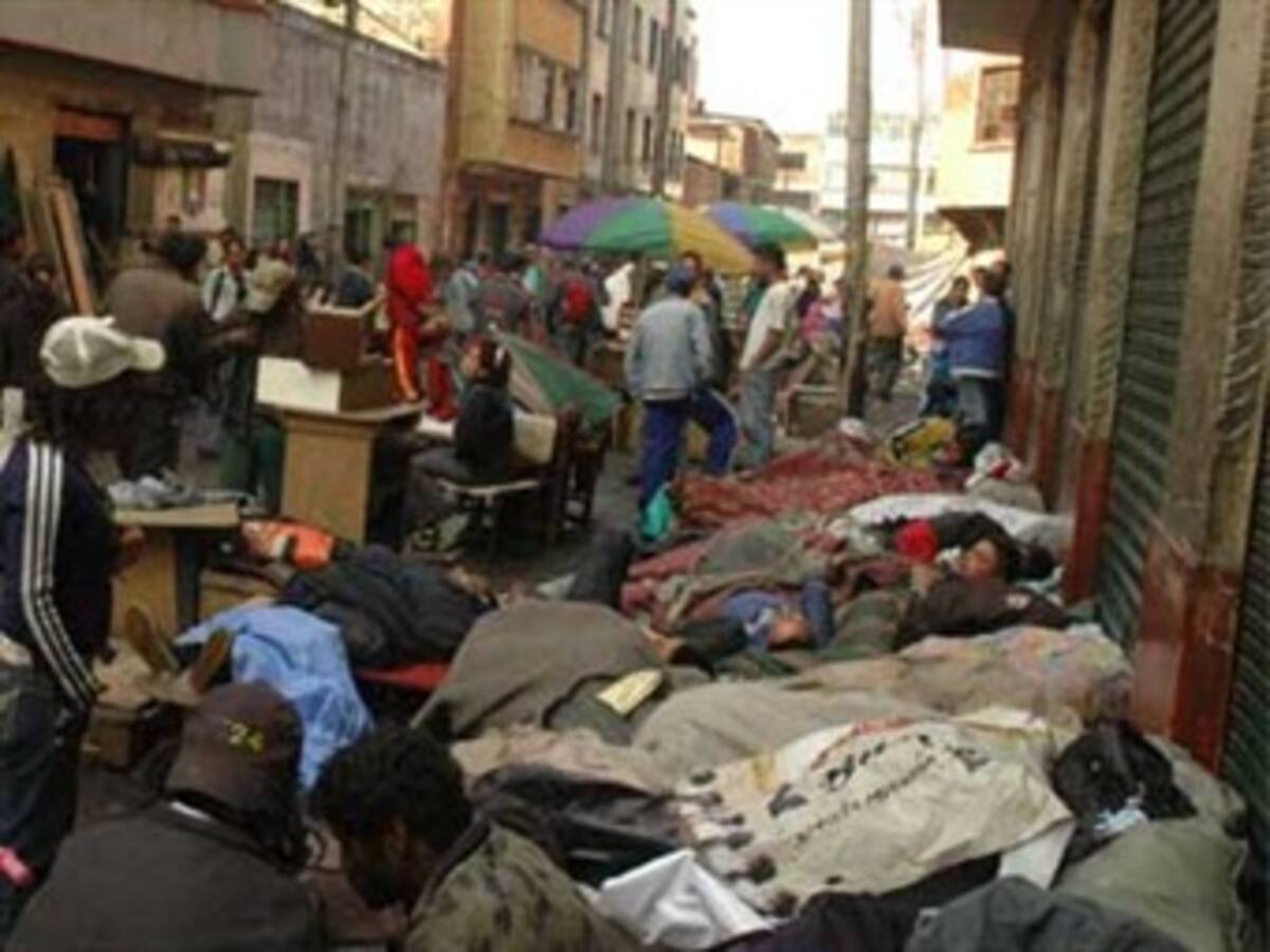 Comerciantes del centro de Bogotá piden acciones contundentes en el Bronx