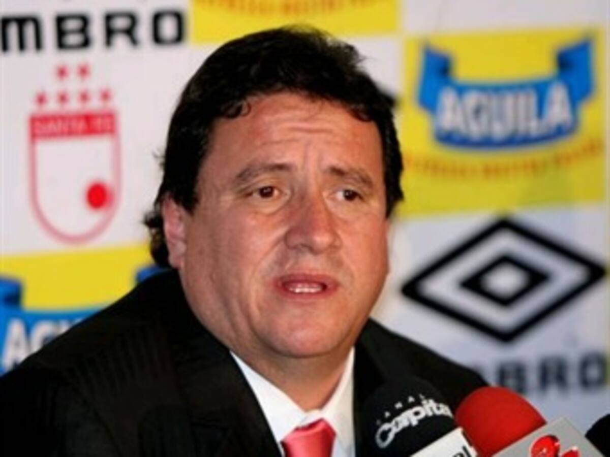 El presidente de Santa Fe, César Pastrana, se refirió al caso Carmelo Valencia
