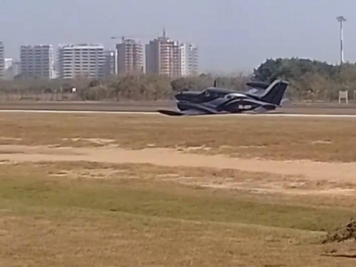 Avioneta sufrió accidente en la pista del aeropuerto de Cartagena