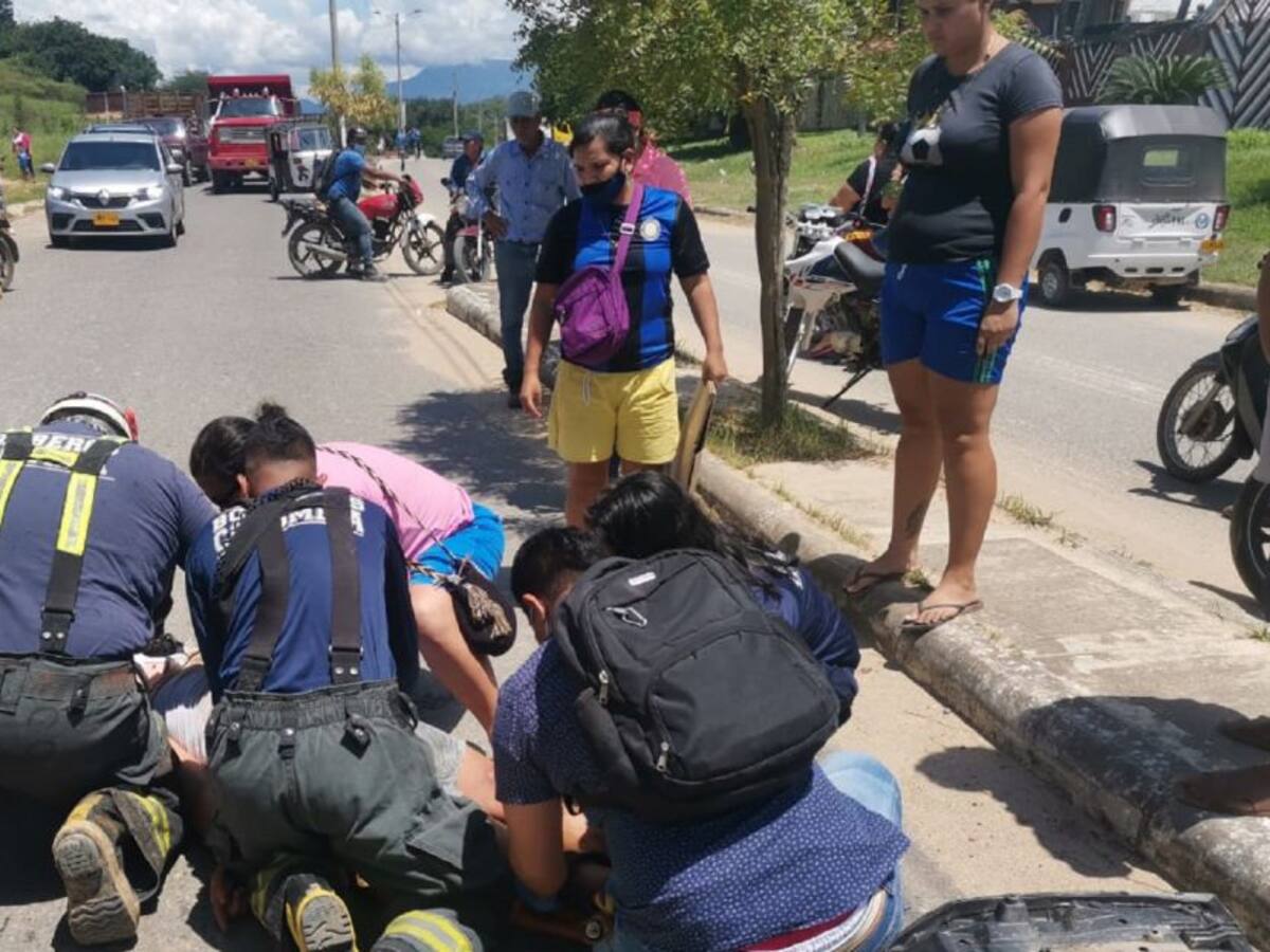 Accidente de tránsito vía Carmen de Apicalá – Melgar