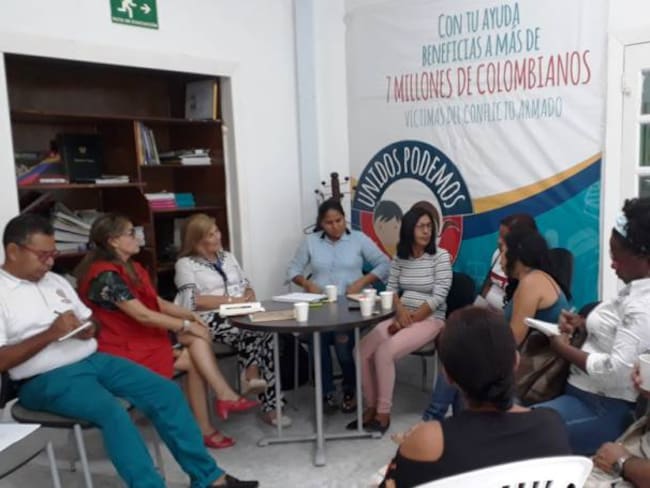 Unidad a Víctimas se reúne en Cartagena con afectados
